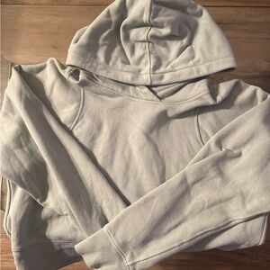 lululemon athletica Teal Blue Loungeful Hoodie Cropped